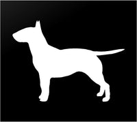 Bull Terrier Vinyl Decal Dog Silhouette Car Window Laptop Sticker