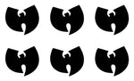 small WU-TANG Clan Sticker Decal Music Band Laptop Phone Stickers Sheet of 6