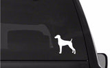 Weimaraner Vinyl Decal Car Window Laptop Dog Breed Silhouette Sticker