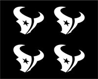 Small Texans Vinyl Decals Phone Laptop Small Stickers Texans Set of 4