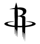 Houston Rockets Vinyl Decals car window Laptop Rockets Stickers