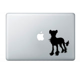 Chinese Crested Vinyl Decal Car Window Laptop Dog Breed Sticker