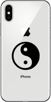 small Yin Yang Symbol Vinyl Decals Phone set of 6 Yin Yang sign Stickers sheet