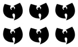 small WU-TANG Clan Sticker Decal Music Band Laptop Phone Stickers Sheet of 6