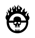 Mad Max Fury Road Skull Logo Vinyl Decal Car Window Laptop Sticker