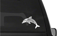 Tribal Dolphin Vinyl Decal Car Window Laptop Sticker
