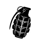 MK 2 Hand Grenade Vinyl Decal Car Truck Window Laptop Pineapple Grenade Sticker