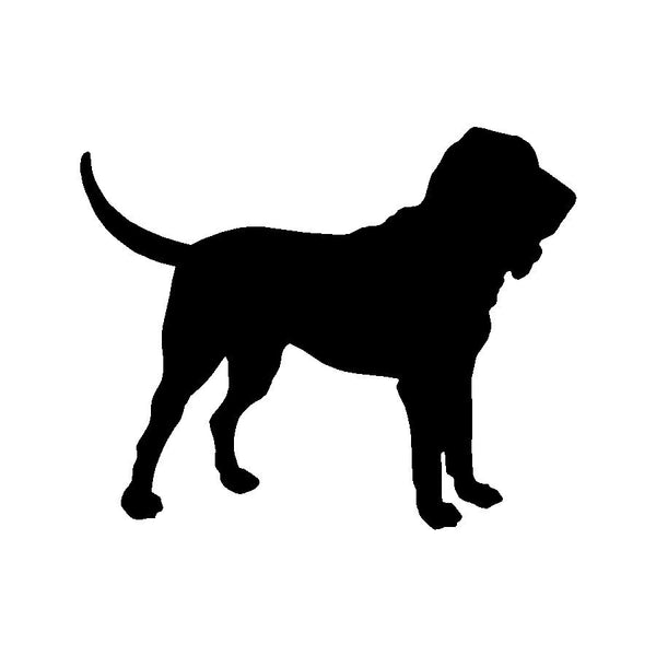 Bloodhound Vinyl Decal Car Window Laptop Dog Silhouette Sticker