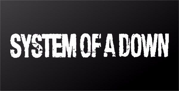 System of a Down SOAD Metal Band Vinyl Decal Laptop Guitar Car Window Sticker