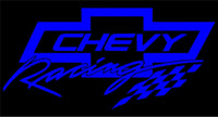 CHEVY RACING Vinyl Decals Car Exterior Chevrolet racing Sticker