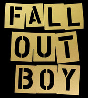 Fall Out Boy band Logo Vinyl Decal Laptop Car Window Speaker Sticker