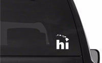 Hawaii Vinyl Decal Car Window Laptop Hawaiian Islands Sticker