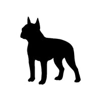 Boston Terrier Vinyl Decal Car Window Laptop Boston Bull Terrier Dog Sticker