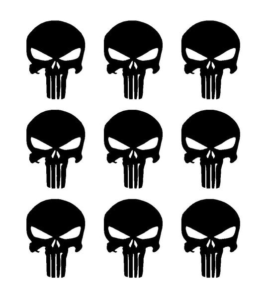 2X The Punisher, Sticker, Logo, (15x10cm) Autoaufkleber