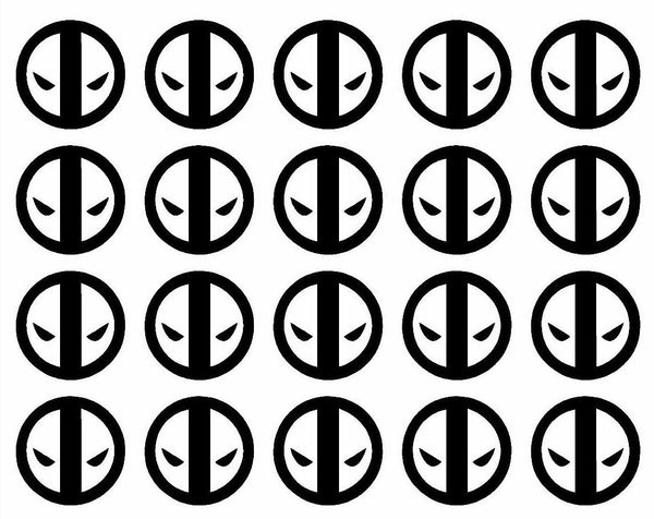 20 Deadpool Kills the Universe Small Vinyl Decals Phone Laptop Helmet Stickers