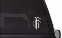Fit For A King Vinyl Decal Car Window Laptop Guitar FFAK Logo Sticker