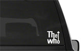 The Who Vinyl Decal Laptop Car Window Speaker Sticker