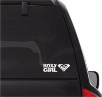 Roxy Girl Surf Vinyl Decal Car WIndow Laptop Surfboard Sticker