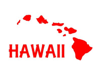 Hawaiian Islands Vinyl Decal Hawaii Aloha Car Window Laptop Surf Sticker
