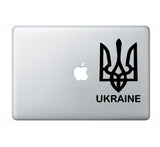 UKRAINE Vinyl Decal Car Window Laptop UKRAINE Coat of Arms Sticker