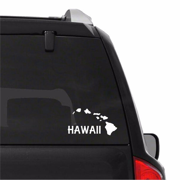 2 Adesivi Lucidi In Vinile – Tiki Surf Hawaii Aloha – Dimensioni 10x9 Cm – #4026 – Per Laptop, IPad, Finestre, Auto