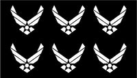 Small US Air Force Vinyl Decal Car Phone Window Laptop USAF Sticker