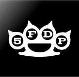 Five Finger Death Punch Metal Band Vinyl Decal Car Window Laptop FFDP Sticker