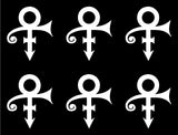 small Prince Logo Decal Laptop Phone Stickers Sheet of 6