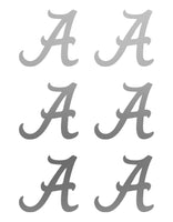 Alabama Crimson Football NFL Vinyl Decals Stickers small Set of 6