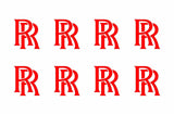 Rolls Royce Logo Vinyl Decals Phone Laptop Dash Small 1" Stickers Set of 8
