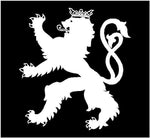 Luxembourg Lion Vinyl Decal  Car Window Laptop Luxembourg symbol Sticker