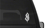 Slipknot S Logo Vinyl Decal Car Window Laptop Guitar Sticker