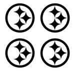 Pittsburgh Steelers Football NFL Vinyl Decals cup phone small Stickers Set of 4