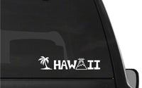Hawaii Vinyl Decal Car Window Laptop Hawaiian name Sticker