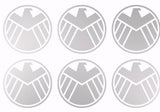 6 SHIELD Marvel's Agents of S.H.I.E.L.D. Vinyl Decals 2.5" Stickers