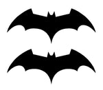2 Batman Begins Symbol Vinyl Decals Car Window Bike Laptop Stickers