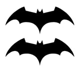 2 Batman Begins Symbol Vinyl Decals Car Window Bike Laptop Stickers