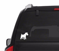 Terrier Vinyl Decal Car Window Laptop Dog Breed Silhouette Sticker