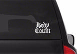 Body Count Bloodlust Ice-T Metal Band Car Window Laptop Speaker Sticker