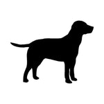 Labrador Retriever Vinyl Decal Car Window Laptop Lab Dog Silhouette Sticker