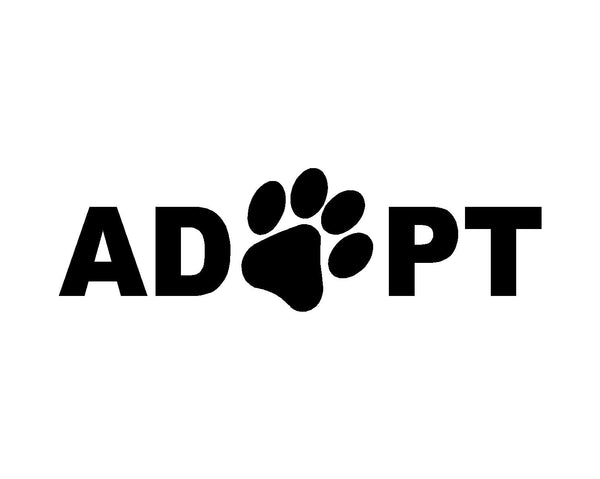 DOG LIFE Paw Sticker Cute Family Vinyl Decal Adopt Rescue Puppy Laptop car
