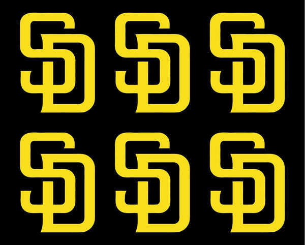 San Diego Padres MLB Baseball Vinyl Decals cup phone small Stickers Se –  Kandy Vinyl Shop