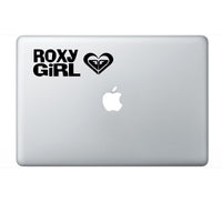 Roxy Girl Surf Girl Vinyl Decal Car WIndow Laptop Roxy Heart Sticker