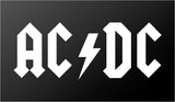 AC/DC Vinyl Decal Car Window Laptop Guitar ACDC Band Malcolm Young Sticker