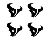 Small Texans Vinyl Decals Phone Laptop Small Stickers Texans Set of 4