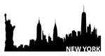 New York Skyline Vinyl Decal Car Window Laptop NY City Sticker