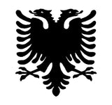 Albanian Eagle Vinyl Decal Car Window Laptop Albanian Coat of Arms Sticker