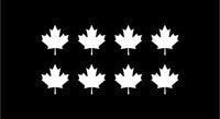 CANADIAN MAPLE LEAF Vinyl Decals Phone Mirror Laptop Small Canada 1.5" Stickers