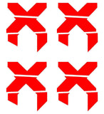 Excision X Vinyl Decal Dubstep DJ Vinyl Decal Set of 4 Car Window Sticker