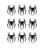 SPIDERMAN Symbol Vinyl Decals Phone Laptop Sheet of Small 1.5" Stickers